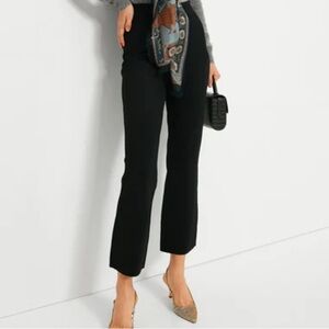 Tuckernuck Black Faux Suede Ashford pant sz M